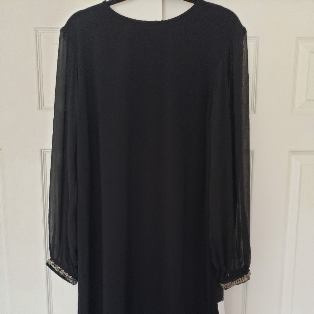 Black tunic style Cocktail Dress  - Simple Sears